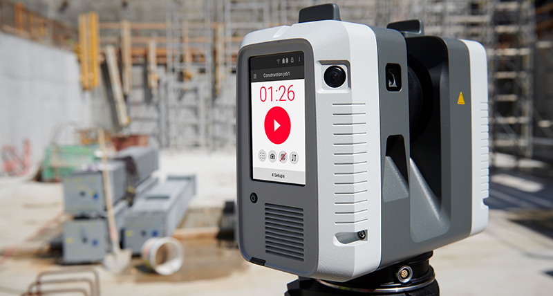 Lazerniy-3D-Skaner-Leica-RTC360-Displey Leica RTC360: лазерный сканер для стройплощадки (фото)