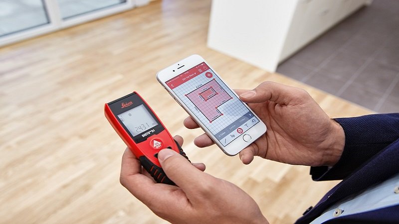 Leica_DISTO_D1_Prilozhenie-iPone_SketchApp Приложение Leica DISTO SketchApp на iPhone (фото)